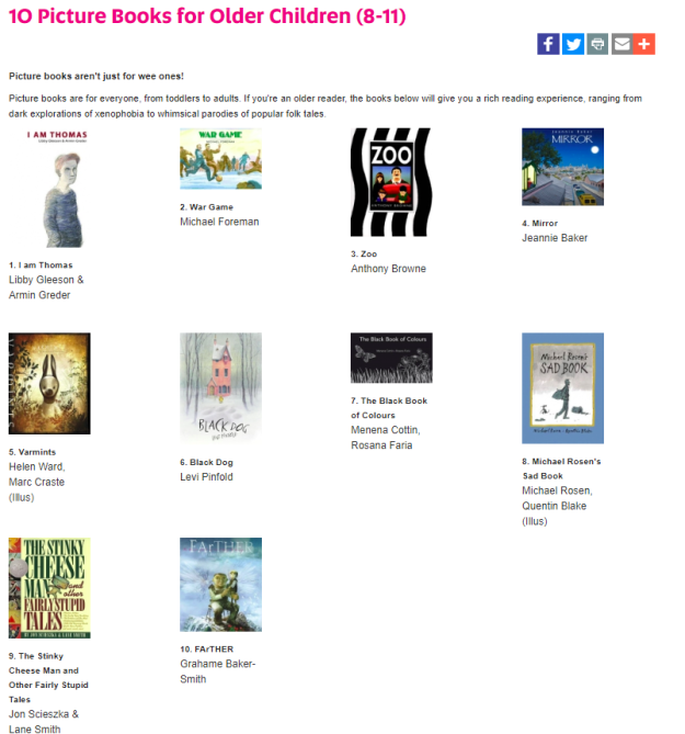 10 Picture Books For Older Children HIGHLAND LITERACY 10 picture books for older children highland literacy