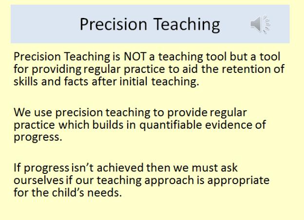 Precision Teaching – Updated Resources | HIGHLAND LITERACY